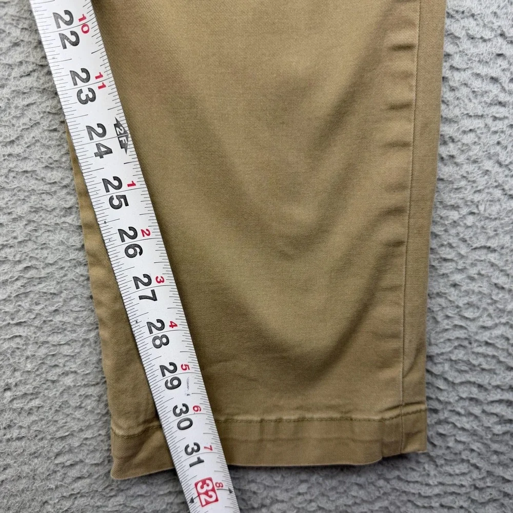 Banana Republic Pants Mens 35x32‎ Beige Fulton Skinny Chino Casual **34X31**